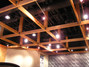 Periscope Ceiling Beams Siewert Cabinet Commercial Interior