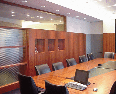 Pepsi Board Room Siewert Cabinet Commercial Interior